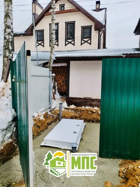 Монтаж пластикового погреба Русь Классик V2 3x2x2 м, Московская область, Щелковский район, садовое некоммерческое товарищество Авиатор Монтаж пластикового погреба Русь Классик V2 3x2x2 м, Московская область, Щелковский район, садовое некоммерческое товарищество Авиатор